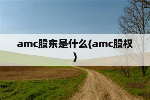 amc股东是什么(amc股权)
